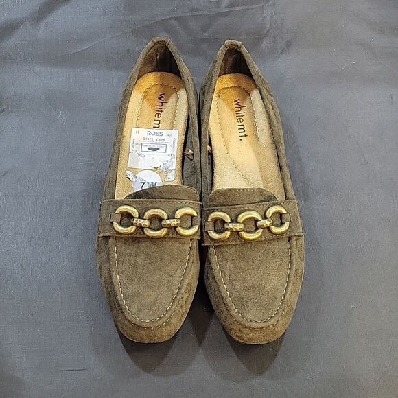 BRAND NEW WHITEMT CHAIN LINKING DESIGN SLIP ON WOMEN"S LOAFER - Picture 2 of 15